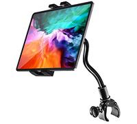 woleyi Supporto Tablet Bici Spinning, Porta Tablet Bicicletta Cyclette Tapis Roulant a Collo Oca, per iPad Pro 12.9, 10.5, 9.7, iPad Air, iPad Mini, Samsung Tab, iPhone 4-13" Smartphone Tablets