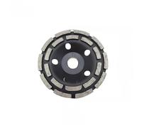 woleyuu 100/125/150/180/230mm Doppia Fila diamantata Segmento Mola Disco a Tazza Smerigliatrice Cemento Granito Pietra Taglio
