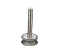 woleyuu Mola diamantata for smusso a Bordo Dritto for aeroplani in Vetro, Gambo da 6 mm(As Shown 2mm)