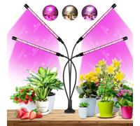 wolezek Lampada per Piante, 2020 Lampada Piante Coltivazione 40W 80LEDs Spettro Completo per Piante Da Interno, con Timer 4/8/12H ，3 Modo/10 Luminosità Grow Light per Crescita, Fioritura