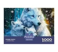 Wolf 1000 Pezzi-Puzzle 3D High Definition Animals Wildlife Puzzle Adulti Impegnativo E Difficile Per Straordinario Regalo Per Amore E Amico 70x50cm/1000pcs