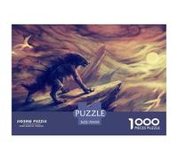 Wolf 1000 Piece Artistic Animals Jigsaw Puzzle For Adults Educational Games Stress Relief Puzzle Exercise The Memory of The Brain for Adults And Kids, Age 12 Years Up 70x50cm/1000pcs