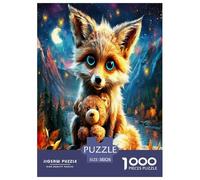 Wolf And Bear Doll 1000 Pezzi Puzzle Classici Per Adulti E Bambini A Partire Da 12 Anni Giochi Rilassamento E Intelligenza Ideale Per Amanti Dei Puzzle Esperti - Decorazione Domestica 38x26cm/1000pcs