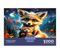 Wolf And Bear Doll Jigsaw Puzzle,1000 Pezzi Classici, Per Adulti E Bambini Da 14 Anni E Più Giochi Rilassamento E Intelligence Perfetto Per Appassionati Di Esperti - Regalo Per Amore E Amico 70x50cm/