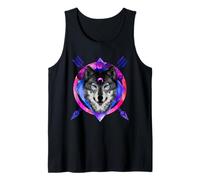 Wolf Animals Funny Graphic Wolve Lover Canotta