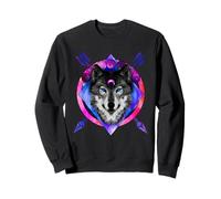 Wolf Animals Funny Graphic Wolve Lover Felpa