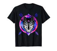 Wolf Animals Funny Graphic Wolve Lover Maglietta