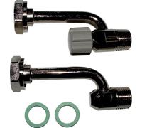 Wolf Anschlussteil Caldo Acqua Fredda 1/2 " per Aufputzinstallation, Cromato