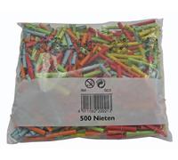Wolf & Appenzeller 220500 Roller Belt Rivets 500 Multi Coloured
