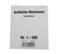 Wolf Appenzeller &400001-1-100 Self-Adhesive Numbered Stickers, Self-Adhesive
