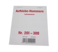Wolf & Appenzeller 400201 Numbered Stickers 201-300 Self-Adhesive