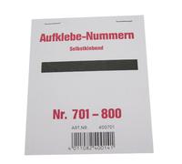 Wolf Appenzeller &400701 701-800-Self-Adhesive Numbered Stickers, Self-Adhesive
