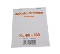 Wolf Appenzeller &AMP; 400401 401-500-Self-Adhesive Numbered Stickers, Self-Adhe