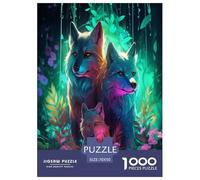 Wolf Art Puzzle Impossible 1000 Pezzi Decorazione Per La Casa. Rilassamento E Intelligence Per Adulti E Ragazzi Da 14 Anni 70x50cm/1000pcs