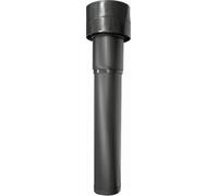 Wolf Attraversamento tetto DN125 isolato, L:1159mm, nero, per CWL - 2575801
