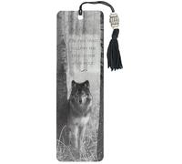 Wolf Beaded Bookmark