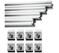 Wolf Binari di montaggio Aluplus set da 4, verticali, 2485501