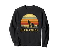 wolf blockchain finanza digitale potere di investimento Bitcoin Felpa