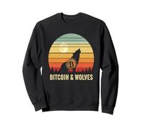 wolf blockchain finanza digitale potere di investimento Bitcoin Felpa