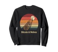 wolf blockchain finanza digitale potere di investimento Bitcoin Felpa