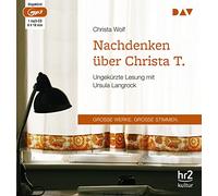 Wolf, C: Nachdenken über Christa T./MP3-CD