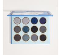 Wolf Calls Palette 12-Clolor Shimmer Matte Eyeshadow Palette Metallic Color Blu Grigio Lunga Durata Anti-Sbavatura Altamente Pigmentato Ombretto Morbido E Liscio Trucco Per Occhi Cosmetici Natale Rega
