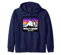 Wolf Creek Ski Area Colorado Sci Snowboard Gita in Famiglia Felpa con Cappuccio