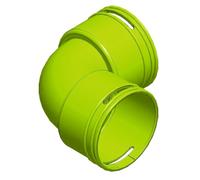 Wolf Curva DN75 90° antistatico/antimicrobico, per CWL - 2577705