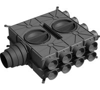Wolf Distributore d'aria DN125-180 con 16 raccordi DN75 e 8 tappi di chiusura - 2577596