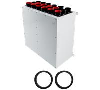Wolf Distributore d'aria DN160 per CWL-F-300 con 2x9 attacchi DN75/63 e 5 tappi terminali - 2577607
