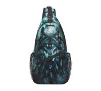 Wolf Dream Catcher Uomo Donna Sling Bag Multitasche Borsa A Spalla Antifurto Borsa A Tracolla Per Lavoro Sportivo Trekking