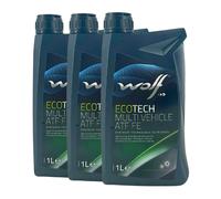 WOLF EcoTech Multi Veicolo ATF FE Olio Trasmissione, DEXRON HP, DEXRON VI, 3x1 L