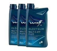 WOLF Electrum Multi e-Atf Fluido Alimentato Batteria Elektrofahrzeuge, 3x1 Litro
