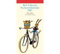 Wolf Erlbruchs Postkartenkalender 2027: Nur Mut