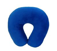 Wolf Essentials World' s Best Feather Soft Microfiber Neck Pillow, Royal Blue, 12 x 13 x 4