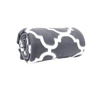 Wolf Essentials World's Best - Coperta da viaggio in morbido micropile, 127 x 152 cm, colore: antracite