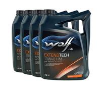 WOLF Extendtech 10W-40 Hm MB 226.5,MB 229.3, VW 502 00, VW 505 00, 4x5 Litro