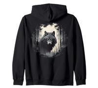 Wolf Forest Nature Felpa con Cappuccio