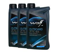 WOLF Fuoribordo 2T TC-W3 Nmma TC-W3, Omc 40/70, 3x1 Litro