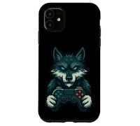 Wolf Gamer - Controller di gioco divertente con grafica umoristica Custodia per iPhone 11