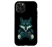 Wolf Gamer - Controller di gioco divertente con grafica umoristica Custodia per iPhone 11 Pro