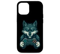Wolf Gamer - Controller di gioco divertente con grafica umoristica Custodia per iPhone 12/12 Pro