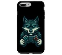Wolf Gamer - Controller di gioco divertente con grafica umoristica Custodia per iPhone 7 Plus/8 Plus