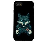 Wolf Gamer - Controller di gioco divertente con grafica umoristica Custodia per iPhone SE (2020) / 7/8