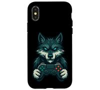 Wolf Gamer - Controller di gioco divertente con grafica umoristica Custodia per iPhone X/XS
