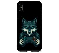 Wolf Gamer - Controller di gioco divertente con grafica umoristica Custodia per iPhone XS Max