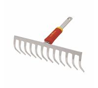 Wolf-Garten 1658000 DR-M 35 Rastrello, Rosso/Argento