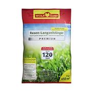 Wolf-Garten 3830045 LE 450 Premium Concime Prato a Effetto Prolungato, 120 Giorni, Multicolore, 34x40x48 cm