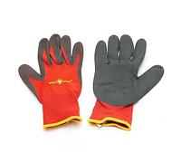Wolf-Garten 7760014 GH-BO 7 Guanti da Aiuola Soil, Rosso/Grigio