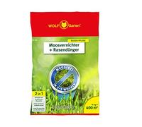WOLF-Garten ANTIMUSCHIO E Fertilizzante per Prato - SW 400 - 14 kg per 400 m² - 3841040